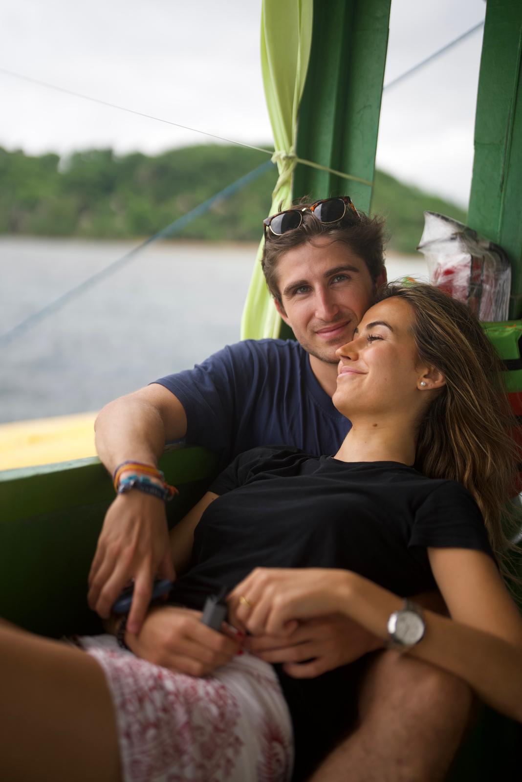 En el barco